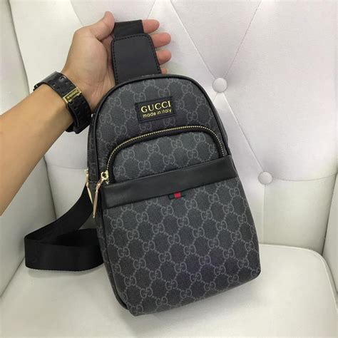 travel bag celebrity men gucci|gucci men s chest bags.